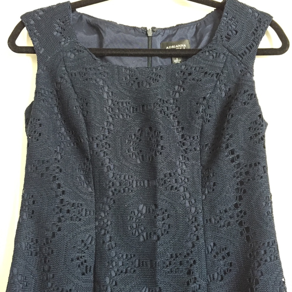 Navy lace Adrianna Papell Dress